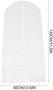 Cabilock 5 Pcs Temizle Konfeksiyon Çanta Asılı Konfeksiyon Çanta Giyim tozluk takım elbise Çantası Giyim Organizatör Koruyucu