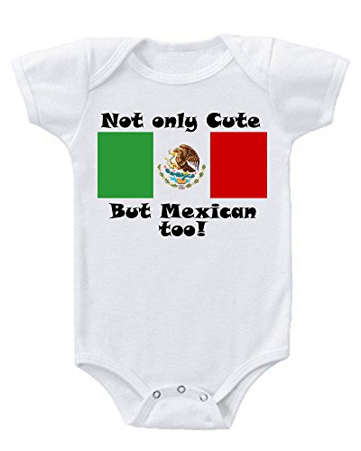 Sevimli ve Meksikalı Da, Bebek Onesie (0-3 Ay)