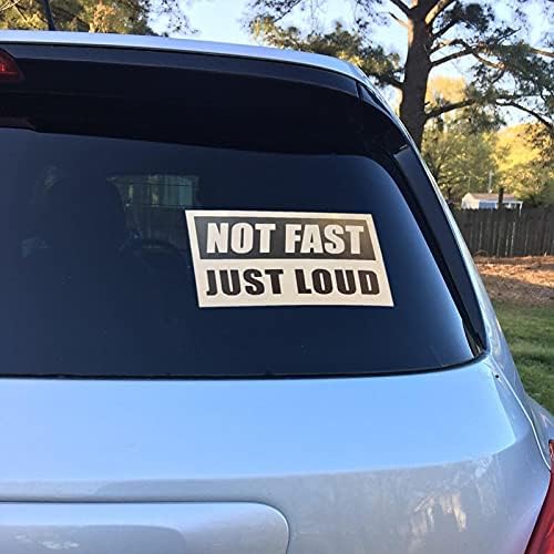Hızlı değil Sadece Loud Araba Çıkartması Sticker, Hayvan Çıkartması, Komik Çıkartması, Araba Dekorasyon Kalıp Kesim Sticker için