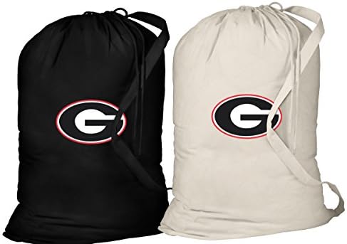 Georgia Üniversitesi Çamaşır Torbası -2 Adet Set-Georgia Bulldogs Giyim Çantaları