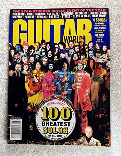 Tüm Zamanların En İyi 100 Gitar Soloları-Sgt Peppers Teması-Gitar Dünyası Dergisi-Eylül 1998-Adres Etiketi Yok!
