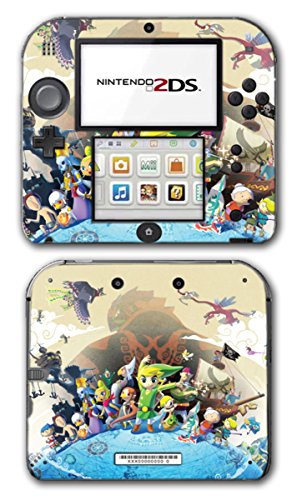 Zelda Bağlantı Rüzgar Waker Ganondorf Video Oyunu Vinil Çıkartması Cilt Sticker Kapak için Nintendo 2DS Sistemi Konsolu