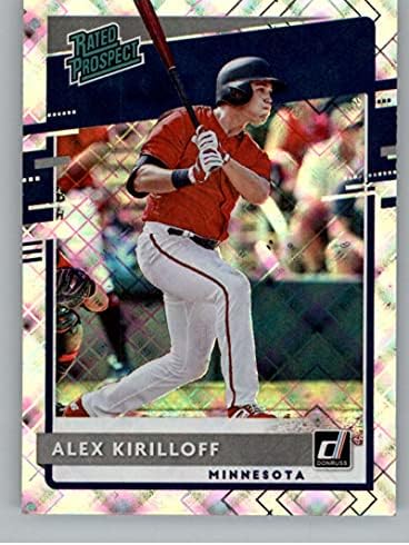 2020 Donruss Puan Umutları Elmas Beyzbol 8 Alex Kirilloff Minnesota Twins Panini Amerika'dan Resmi MLBPA Ticaret Kartı