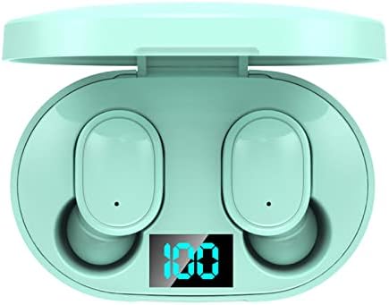 Kulakiçi Bluetooth Kablosuz Kulaklıklar-Pil Ekranlı Binoral Bluetooth5.0 Oyun Kulaklığı Kulak İçi Mini Tip Renk Mavi Pembe Beyaz