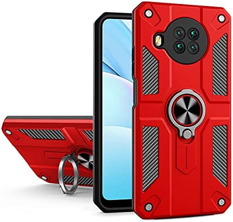 SHUNDA Xiaomi Redmi ıçin Tasarlanmış Not 9 Pro 5G Durumda, askeri Dereceli Damla Koruma, araç Montaj Halkası Kickstand Darbeye
