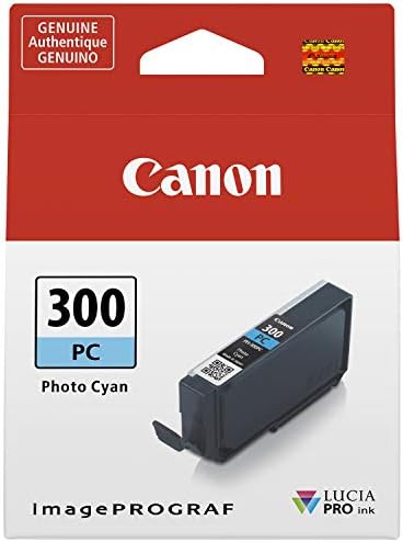 Canon PFI-300 Lucıa PRO Mürekkep, Fotoğraf Camgöbeği, ımagePROGRAF PRO-300 Yazıcı ile Uyumlu, Standart (4197C002)