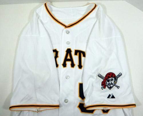 2013 Pittsburgh Pirates Jonathan Sanchez 57 Oyunu Yayınlandı Beyaz Forma PİTT33108-Oyun Kullanılmış MLB Formaları