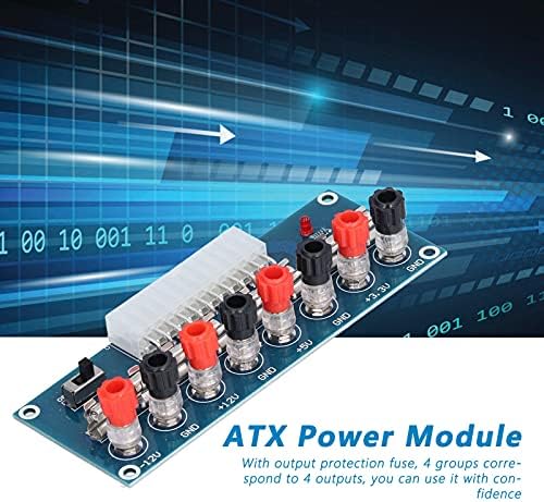 ATX Güç Kurulu, 24 Pin Bilgisayar Şasi Güç Kaynağı Almak Break-Out Modülü Adaptörü XH-M229 Şasi Güç Kaynağı ATX Transferi Kurulu-12