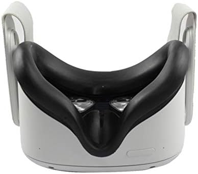 Rahat Kafa Bandı VR Kafa Bandı Kapaklı Oculus Quest 2 oyun kulaklığı için Uygun Kafa Basıncını Azaltın Kafa Pedini Koruyun (Siyah