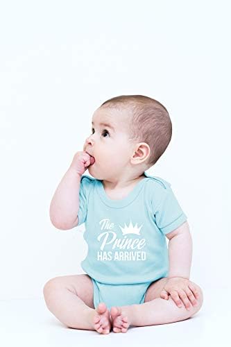 CBTwear Prens Geldi - Yenidoğan Eve Geliyor Kıyafeti-Sevimli Bebek Tek Parça Bebek Bodysuit