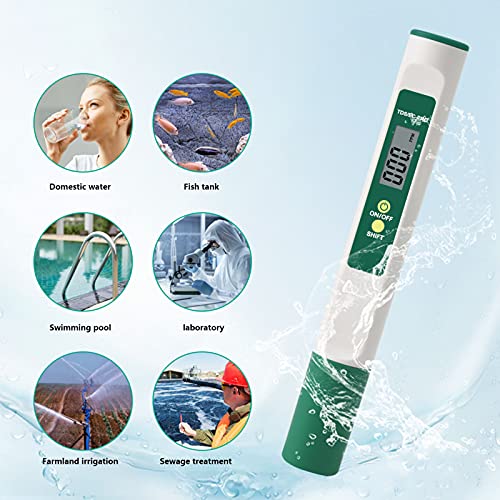 Su Kalitesi Test Cihazı, Su Kalitesi Test Kalemi Su Kalitesi Ölçer Analizörü PH EC TDS Test Cihazı İçme Suyu için