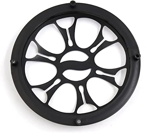 EuısdanAA 4 adet 6 İnç Siyah Plastik Ses Woofer Subwoofer Örgü Kapak koruyucu ızgara için Kamyon(4 adet 6 pulgadas de plástico