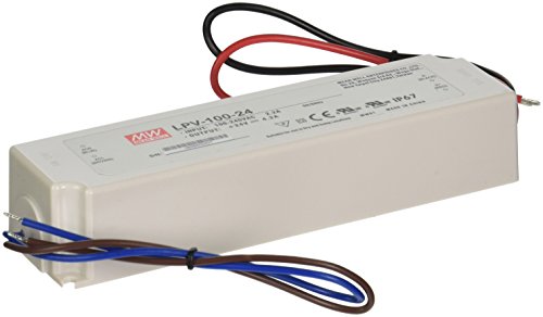 Meanwell 24 Volt Güç Kaynağı Tek Çıkışlı LED Sürücü Ortalama Kuyu LPV-100-24 100 Watt