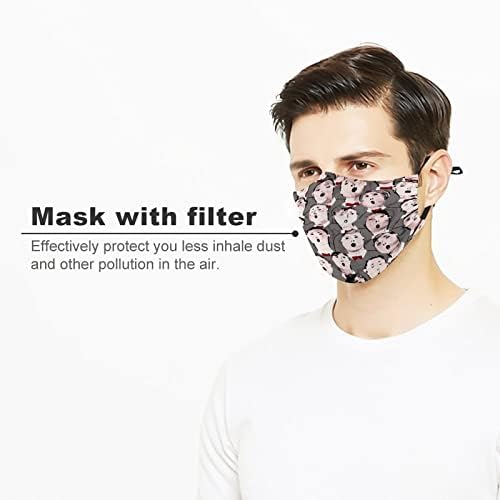 Yüz Maskeleri Elle Çizilmiş Erkek Korosu Kullanımlık Toz Geçirmez Yüz Maskesi Yetişkinler için Erkek Kadın 1 ADET