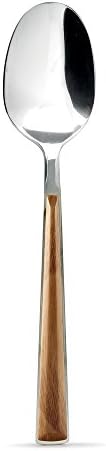 Fill Chalet Spoon 4 Parça Set, Paslanmaz Çelik, Gri, 20,5 x 4 x 2,5 cm