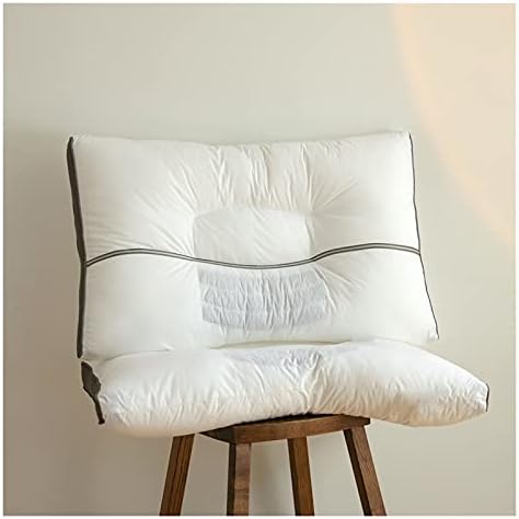 Boyun için Yatak Yastığı, Uyku için Pamuk Cassia Sağlık Yastığı, 2 Paket Kaliteli Yastık( Renk: Beyaz, Boyut: 48x74cm)