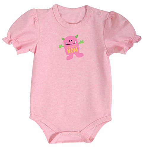 Stephan Baby Snapshirt Style Bebek Bezi Kılıfı, Serigrafi Kaplı Canavar, Heathered Mavi, 6-12 Ay