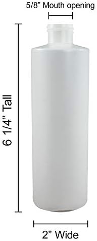 Pinnacle Mercantile 24-Pack Plastik Sıkma Şişeleri Flip Top 8 oz Doldurulabilir Seyahat Şampuan Sabun Losyon Kremi ABD'de yapılan