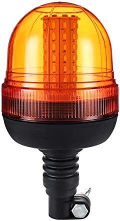 12/24 V 60 LED Amber Strobe Dönen yanıp sönen ışık acil Uyarı işaret Lambası Forklift Biçme Kamyon Traktör Golf Arabaları UTV