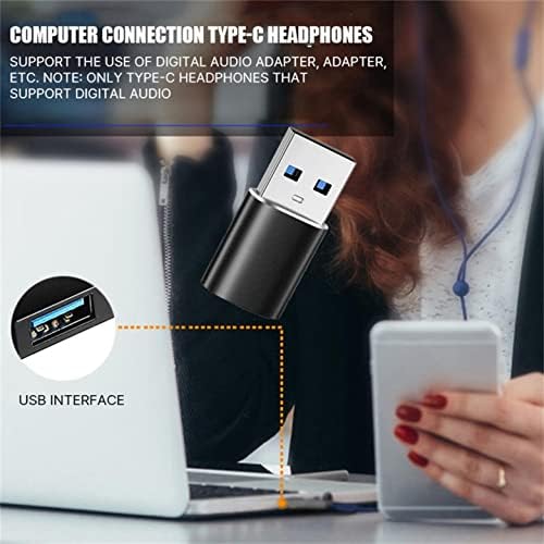 Hugogo USB C Dişi USB Erkek Adaptör, USB Dişi C Tipi Dönüştürücü Şarj ve Veri Senkronizasyonu Uyumlu Diğer C Tipi Cihaz