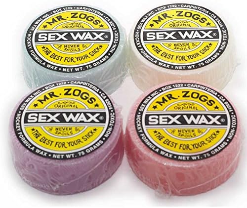 Bay Zogs Sexwax Hokey Sopası Balmumu 1-X Sarı Etiket Formülü, 4 Koku. MrZogsSW