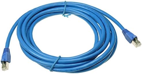 NTW 1 ' Cat6a Snagless Korumalı (STP) RJ45 Ethernet Ağ Yama Kablosu-Mavi