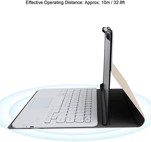 Klavye Kılıf Samsung Galaxy Tab için A7 T500 / T505 Tablet 10.4 in, PU Deri Standı Arka Kapak, Ayrılabilir Kablosuz Bluetooth