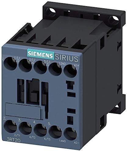 Siemens 3RT20171BB41 KONTAKTÖR, AC-3, 5.5 KW / 400 V, 1NO, DC 24 V, 3 Kutuplu, SZ S00 Vidalı Terminal