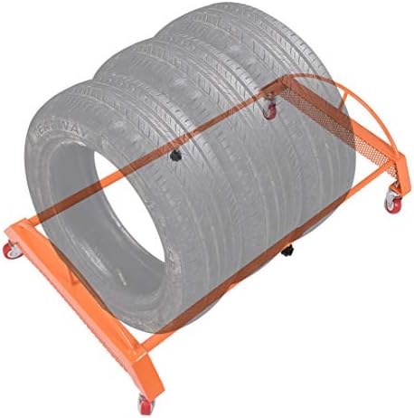 Aaın AA012 Lastik Dolly, Otomotiv lastiklerinin yığınlarını depolamak, görüntülemek veya taşımak için ayarlanabilir Lastik Tekerlekli