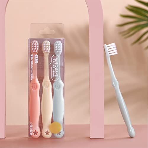 Çocuklar için Tthxqıng Manuel Diş Fırçası, Hassas Dişler için Nano Derin Temiz Diş Fırçası Yumuşak Kıllar Diş Fırçası (renkli)