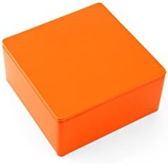 Üç Üç Seattle Boxie Minibox Kapaklı Kare Turuncu/Beyaz-(52042)