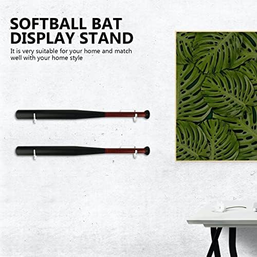 PRETYZOOM PRETYZOOM 2 Çift Akrilik beyzbol Sopası Ekran Rafları Yarasa Ekran Standları Ekran Rafları