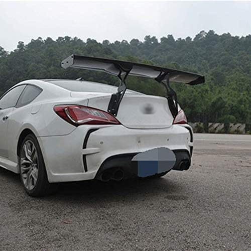 Arka Bagaj Kapağı Spoiler Araba Stil Karbon Fiber Malzeme Arka çatı spoileri Kuyruk Bagaj Kanat Boot Dudak Kalıplama Fit Hyundai