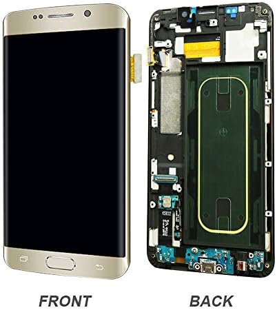 Ekran Dokunmatik Ekran (AMOLED) Digitizer Meclisi ıçin Çerçeve ilesamsung Galaxy S6 Kenar Artı (5.7 inç) G928A (AT &T) (Cep Telefonu