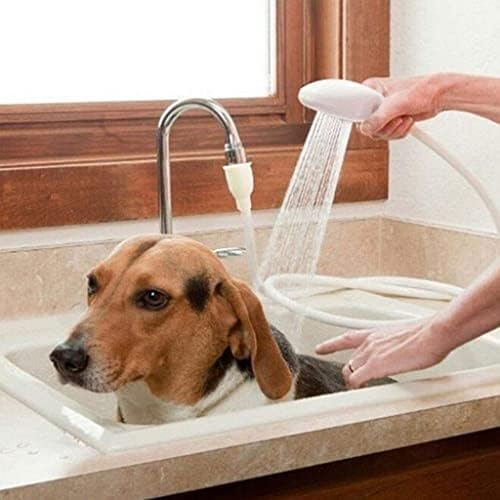 NC Taşınabilir Şampuan Sprey Hortum Köpek Duş Eki Seyahat Aracı Şampuan Püskürtücü Duş Yağmurlama Yıkama Banyo için