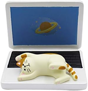Suillty Güzel Kedi Dizüstü Cep Telefonu Standı Tutucu üzerinde Yatıyordu, Masaüstü Hayvan Smartphone Destek Cradle Dock Masa