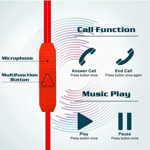 UrbanX R2 Kablolu kulak içi kulaklıklar için Mic ile Onur Oynamak 20 Arapsaçı-Ücretsiz Kordon ile, Gürültü Yalıtımlı Kulaklık,