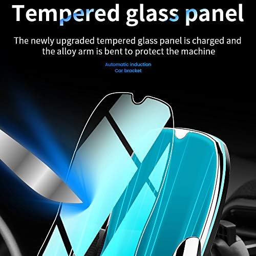 GTJXEY Kablosuz Şarj, 15 W Hızlı Kablosuz araba şarjı için Uygun iPhone 11 XS XR X 8 7 Samsung S20 S10 Qi Otomatik Sensör Manyetik