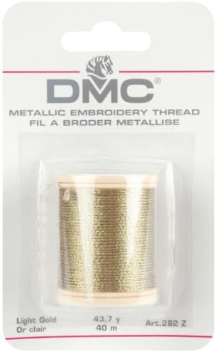 DMC 282Z Metalik Nakış İpliği, 43.7 Yarda, Açık Altın