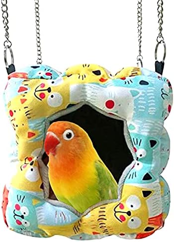 AİRUİFENG Sıcak Kuş Yuva oyuncak çadır için Orta Büyük Papağan Parakeet Papağanının Conure Kakadu Afrika Gri Lovebird Budgie