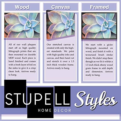 Stupell Industries Meraklı Baş Aşağı Zürafa Çiğneme Yaprakları Mavi Arka Plan üzerinde, Tasarım Coco de Paris Beyaz Çerçeveli