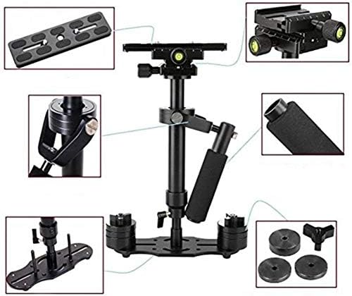 XİAOMİNDİAN 40 cm Alüminyum Alaşım El Video Sabitleyici Steadycam Steadicam Sabitleyici Canon Nikon Sony DSLR Kamera için S40
