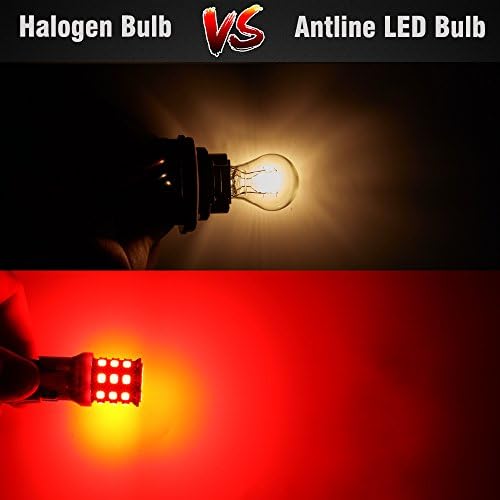 Antline 1157 2057 2357 7528 BAY15D LED Ampuller Parlak Kırmızı, 12-24 V Süper Parlak 800 Lümen Kuyruk Fren lambaları için Yedek,