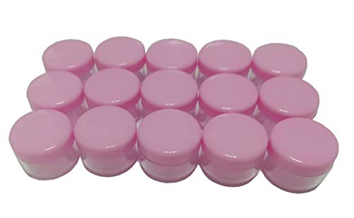 Kapaklı Mydıo 5 Gram Kozmetik Numune Kavanozları Boş Küçük Makyaj Kapları Plastik BPA İçermez( 50 adet )