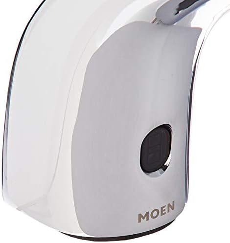 Moen CA8302 Ticari M-Power Tek Montajlı Akülü Sensörle Çalışan Musluk .5 gpm, Krom, Orta