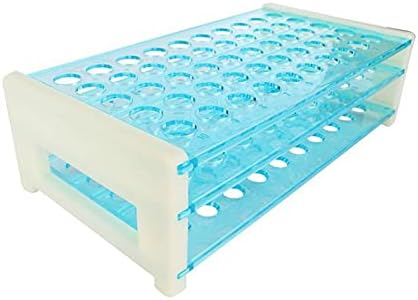Test tüpü tutucu Plastik Plastik Ayrılabilir test tüpü tutucu için 50 Delik 13mm Laboratuvar Okul Kaynağı laboratuar ekipmanları