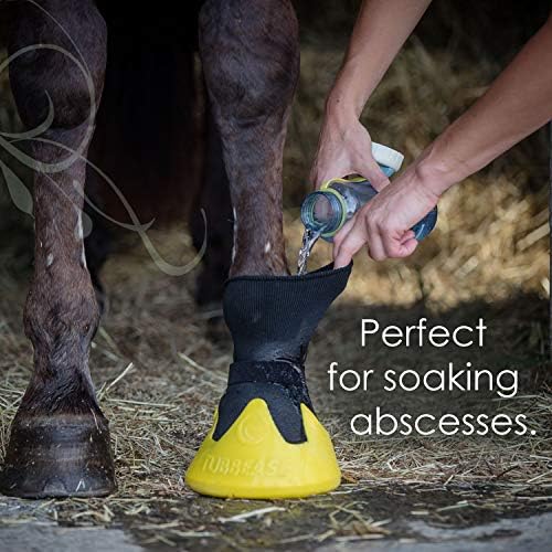 TUBBEASE Toynak Islatma Botu EVA Taban Eki – Toynak Çorabı ile Birlikte Kullanılmak üzere-Atlar için Toynak Tedavisi, Tabanlardaki