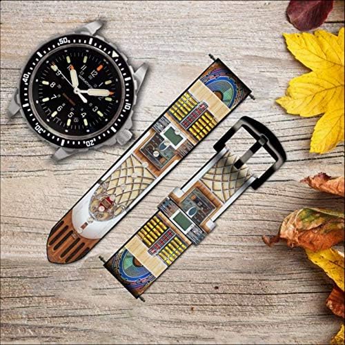 CA0470 Müzik Kutusu Müzik Çalma Cihazı Deri akıllı saat Band Kayışı Kol Saati Smartwatch akıllı saat Boyutu (24mm)