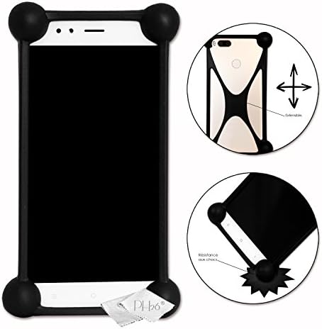 Samsung A2 Core Siyah için PH26 Darbeye Dayanıklı Silikon Tampon Kılıfı