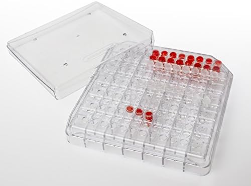 SP Bel-Art PCR Tüp Dondurucu Saklama Kutusu; 0,2 ml'lik Tüpler için 144 Yer (5'li Paket) (F18837-0000)